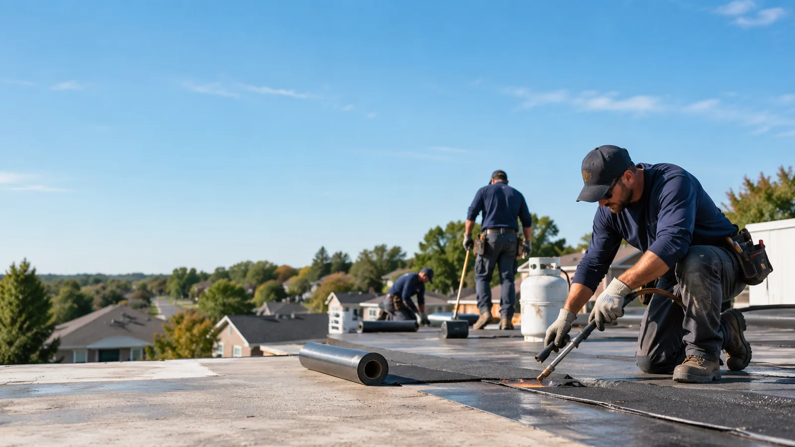 Flat Roof Leak Repair providers in Milltown, IN
